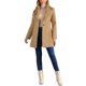 thumbnail image 2 of INSPIRE CHIC Abrigo Largo Clásico de Invierno con Cuello Alto y Cinturón para Mujer S Caqui, 2 of 8