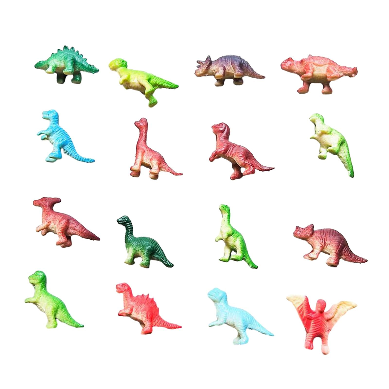Bothyi - Juego De Mini Dinosaurios De 16 Piezas, Juguetes De Simulación Para Fiestas, Cumpleaños, Niños Y Niñas