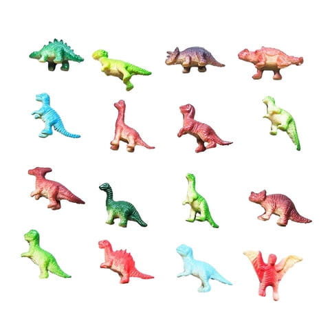 Bothyi - Juego De Mini Dinosaurios De 16 Piezas, Juguetes De Simulación Para Fiestas, Cumpleaños, Niños Y Niñas