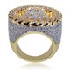 thumbnail image 5 of Sparkly Punky Rapper Anillos de Lujo a la Moda para Hombre Brillantes con Iced out Hip Hop Zirconia Cúbica Anillos para Hombre, 5 of 9