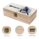 thumbnail image 3 of FIFA-theme Wooden Storage Box Rustic Wood Organizer Box Decorative Keepsake Box Multipurpose Desktop Storage Chest for Home Office Jewelry Trinkets Crafts Supplies, 3 of 6