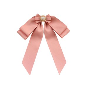 Ioensy - Broche Con Lazo Preatado Para Mujer, Alfiler De Corbata Para Bufanda, Uniforme, Aniversario, Rosa