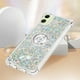 thumbnail image 5 of FOXDOCK Funda Glitter Líquida para Samsung Galaxy A07 con Anillo Brillante, TPU Antichoques y Esquinas Reforzadas, Soporte, 5 of 6