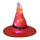 thumbnail image 5 of LED Sombrero De Bruja De Halloween Decoración Colgante Al Aire Libre Traje De Fiesta Rojo, 5 of 5