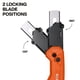 thumbnail image 3 of Cuchillo utilitario plegable Klein Tools 44310 FLICKBLADE para alfombras, 3 of 5