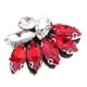 thumbnail image 2 of apliques de perlas de cristal rhinestone buttterfly apliques para la costura de ropa de color rojo, 2 of 5