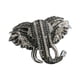 thumbnail image 2 of Broche De Elefante Broches Pin De Solapa Con Cabeza De Elefante Accesorios De Vestir Gris, 2 of 5