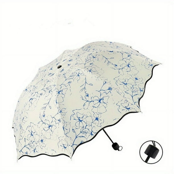 Ultralight Good-looking Parasol Umbrella, Rain Or Shine Dual-use Vinyl Umbrella