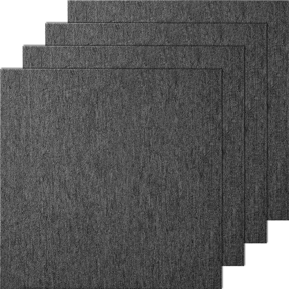Alfombra VEVOR reutilizables 20x20 con acolchado gris oscuro x20