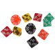 thumbnail image 2 of Paquete De 10 Dados Acrílicos D00-90 De Diez Lados Para Juguetes De Juegos De Fiesta D&D TRPG, 2 of 3