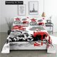 thumbnail image 1 of Fashion Japan Style Bedding Set Boys Girls Duvet Cover Pillowcase Bed Adult Bedroom, 1 of 5