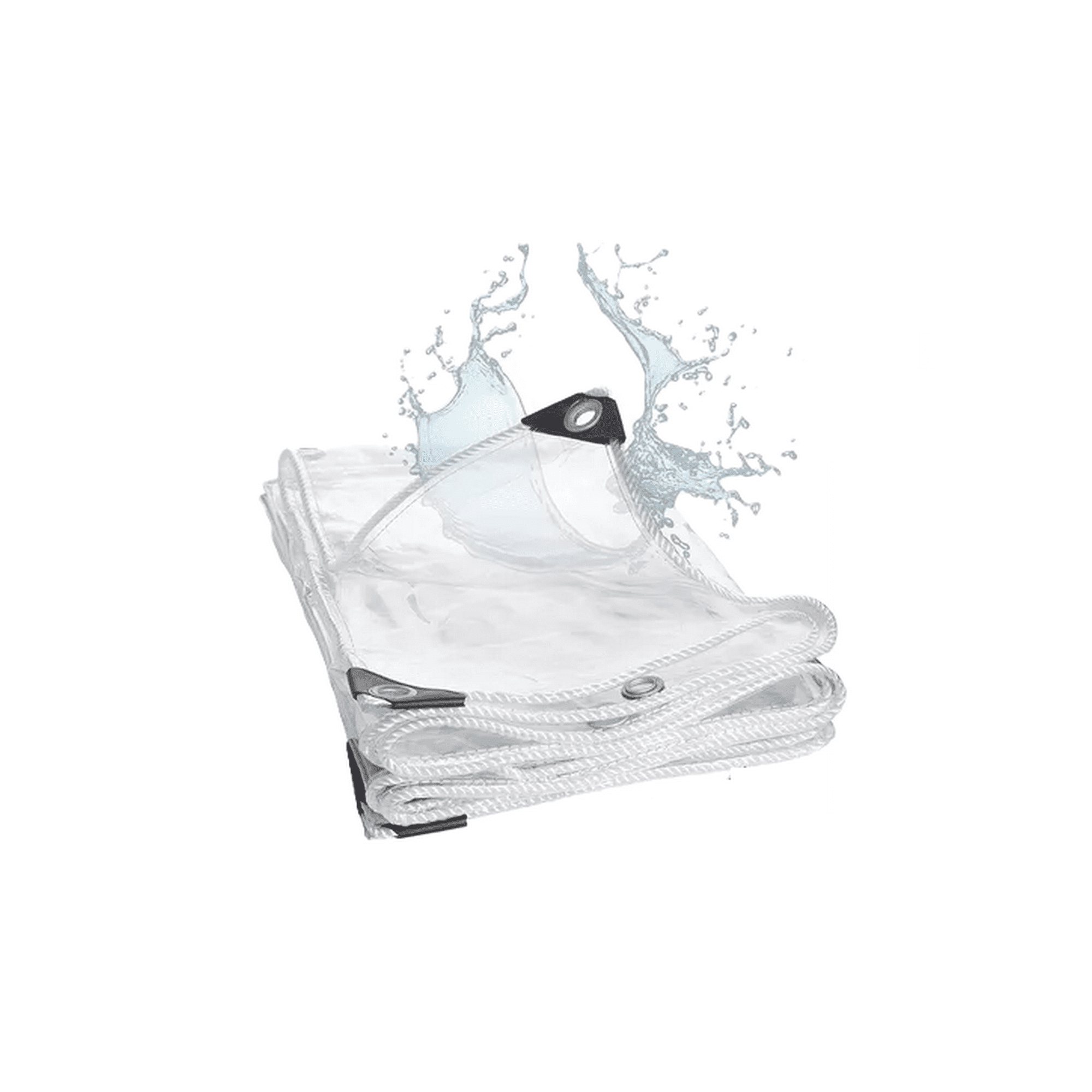 Genérico - Cortina Pvc Roller Terraza Transparente 3m X 2m