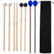 thumbnail image 1 of Kit de mazos para batería VixxNoxx, 4 pares, marimba de fieltro y goma 5A, 1 of 7