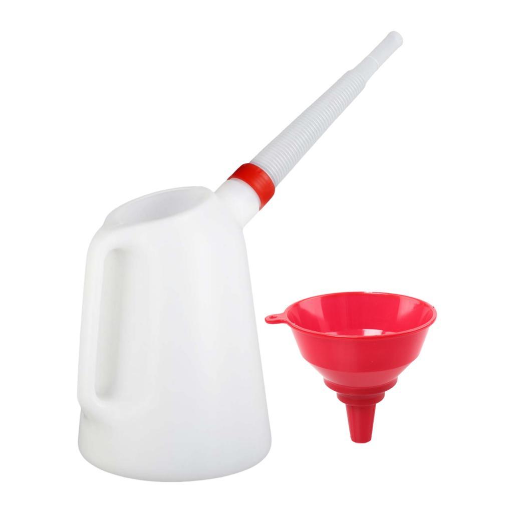 Magideal - Dispensador De Aceite Automotriz, Contenedor Para Motor De Automóvil, Jarra Dispensadora De Aceite Portátil Para Lubricación De Automóviles, Camiones, 4 Litros