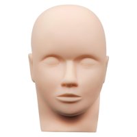 Magideal - De Cabeza De Silicona Para Pestañas, Cabeza De Práctica, Suministros De Extensión De Pestañas, Cabeza De Maniquí De Entrenamiento, Cabeza De