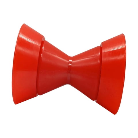 Ioensy - Rodillo Para Remolque De Barco Rodillo Para Remolque Marino De 4 Pulgadas Fácil De Instalar Reduce La Resistencia Rojo