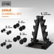 thumbnail image 3 of Set de Mancuernas Fitvids 45 kg Recubiertas de Goma con Soporte, 3 of 7