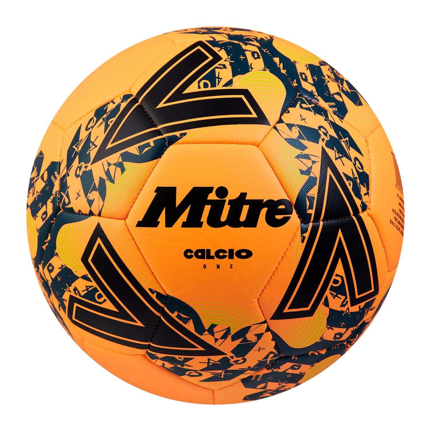 Balón De Fútbol Calcio Mitre Naranjo T.5