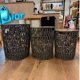 thumbnail image 5 of Set x3 Mesas Auxiliares de Cuerda Trenzada y Madera Living Decohogar, 5 of 8