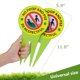 thumbnail image 2 of Cartel para jardín EVIESKENT, no perros, no heces, doble cara, 2 unidades, 2 of 7