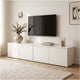 thumbnail image 1 of Rack Tv 80x40x30cm 2 Puerta Melamina Combinable Por Color Blanco, 1 of 8