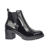 Botines New Walk Negro Charol Mujer 2317-13-91 - Talla 37