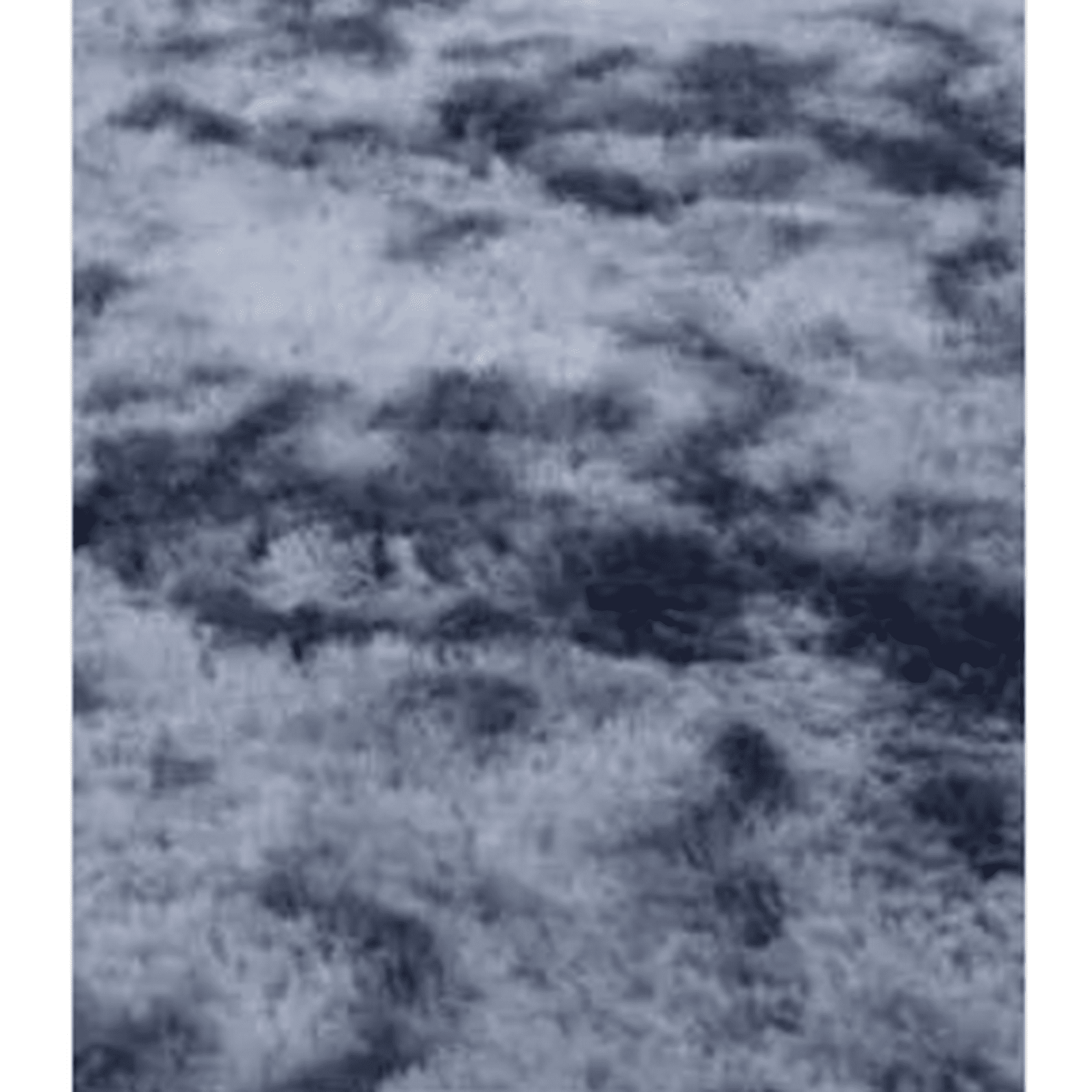 Genérico - Alfombra Peluda Grande Color Gris Oscuro Jaspeado