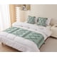 thumbnail image 1 of PIECERA DE CAMA BOHO VERDE MENTA 210 x 60 cm + 2 FUNDAS 45 x 45 cm, 1 of 2