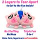 thumbnail image 2 of Juguete para perro PeppyPawz Piggy de peluche 3 en 1, chirriante y resistente, 2 of 9