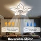 thumbnail image 3 of Ventilador Techo Luz LED JAYMP 27.6in Flor 6 Velocidades Control, 3 of 3