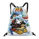 thumbnail image 1 of Félix el Gato Mochila de Cuerdas para Deportes y Gimnasio, Bolsa de Cuerdas Resistente al Agua, Bolsa Cinch, 30×40cm, 1 of 6