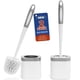 thumbnail image 1 of Escobilla de baño Holaloha, paquete de 2 con soporte, color blanco, 1 of 7