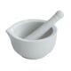 thumbnail image 2 of Mortero y maja de porcelana, recipiente para moler, herramienta manual portátil, utensilios de cocina, recipiente para moler ajo, arroz y frutas. Blanco, 2 of 5