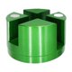 thumbnail image 4 of Protector De Riel De Marco Profesional Resistente Con Almohadilla De Gato Ranurada Magnética Universal Verde, 4 of 5