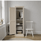 thumbnail image 1 of Ropero de Madera 1 Puerta Armario Compacto con Barra - Beige - 60x50x180 cm, 1 of 3