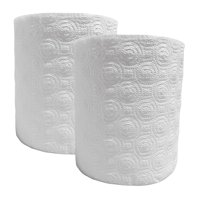 Genérica - Toalla Papel Doble Hoja Prepicada Industrial 120M Pack 4 Unds