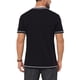 thumbnail image 3 of INSPIRE CHIC Camisa Henley de Manga Corta con Botones y Cuello en V para Hombre, Bloque de Color, 2XL Negro, 3 of 5