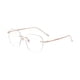 thumbnail image 1 of Gafas Sin Montura Casual Gafas De Moda Para Fiesta Cumplea?os Vacaciones Oro Rosa, 1 of 5