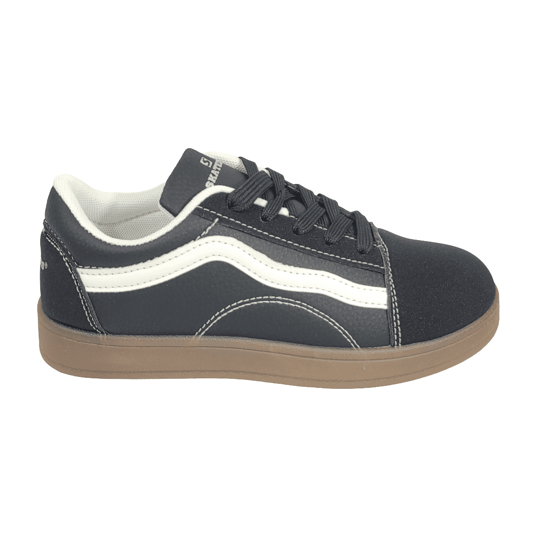 Zapatillas Urbanas Skaters Negro Infantil 804-0131 - Talla 34