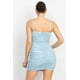 thumbnail image 4 of Vestido Mini de Tirantes Fruncido con Ganchos y Ojales, 4 of 5