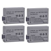 Genérico - 4 Baterías Lp-E5 Canon Alternativa