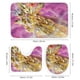 thumbnail image 3 of Santos de Oro-theme 4-Piece Shower Curtain Set with Rugs, Waterproof Bathroom Decor Set Includes Bath Mat, U-Shaped Rug, Toilet Lid Cover and Curtain with Hooks, 3 of 6