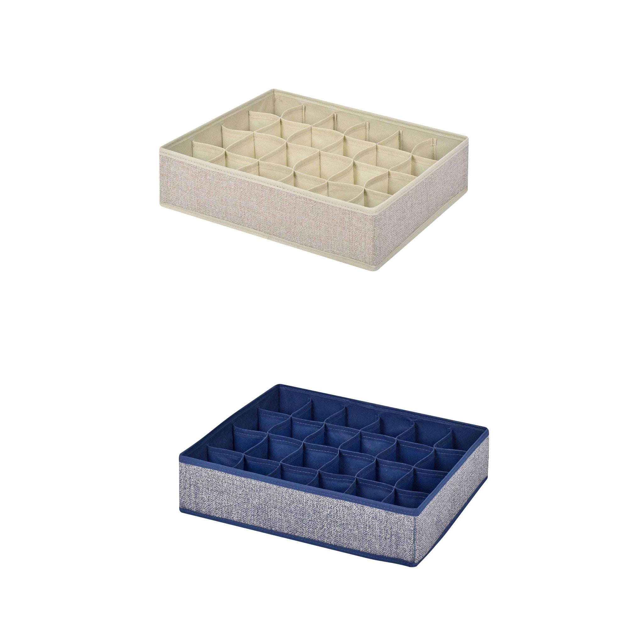 Mainstays - Organizador De Ropa Interior 24 Compartimientos, Color Surtido