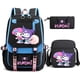 thumbnail image 1 of 3pcs Kuromi Backpacks Patchwork Capacity Women Men Travel Mochilas With Shoulder Bags Ins Laptop Teens School Bags, 1 of 3