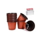 thumbnail image 2 of 100 macetas de plástico para plantas de vivero, transpirables, para jardín, 2 of 8