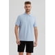 thumbnail image 1 of Polera Hombre Slim Cuello Camisero Celeste, 1 of 4
