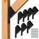 thumbnail image 1 of Soportes para Pérgola Iron Forge Tools - Pack de 8, Negro, 1 of 7
