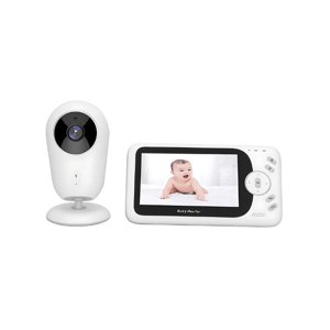 Crusec - Camara Monitor De Vídeo Para Bebés, Portatil Con Musica