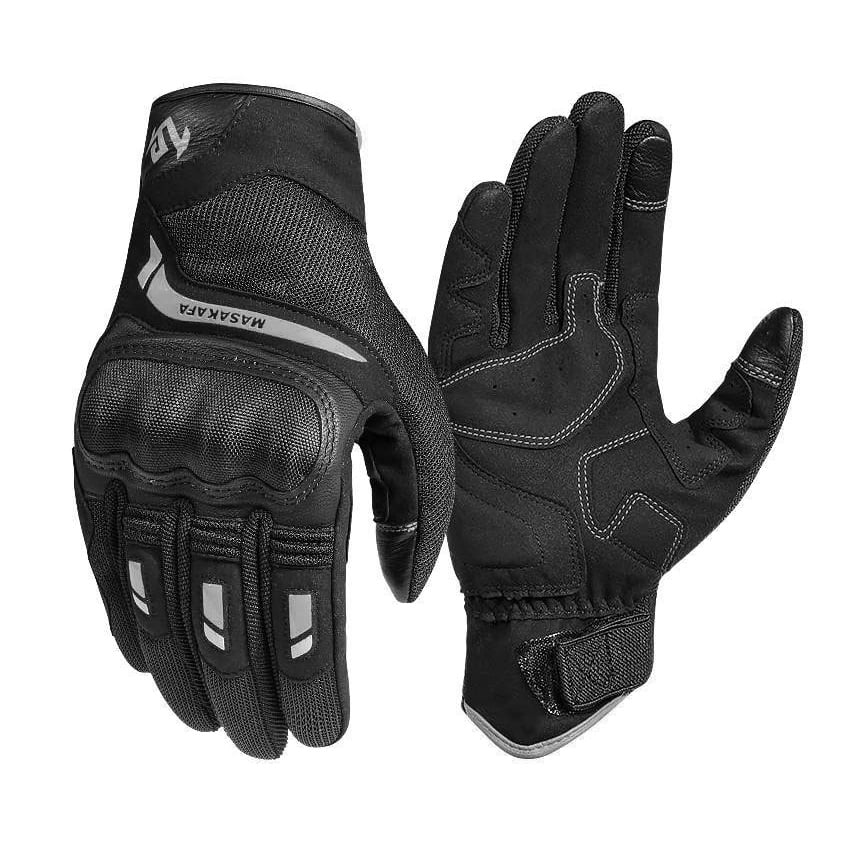 Guantes Deportivos Para Motociclismo Masakafa 0315 - Negro - Talla 2xl