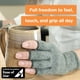 thumbnail image 4 of Guantes de compresión para artritis IMAK Brownmed Grey Talla M, 4 of 7